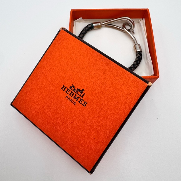 Hermes Black Leather Bracelet - Picture 8 of 8